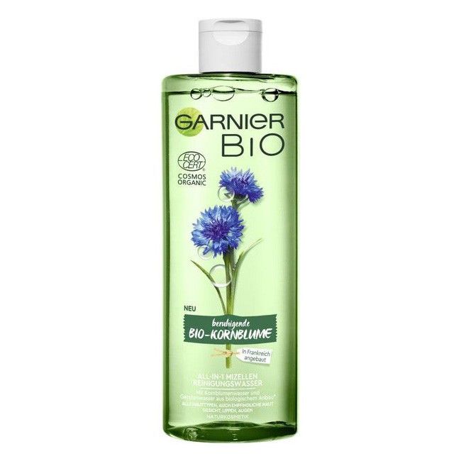 Nước tẩy trang Garnier Bio Cornflower All-in-1 Micellar Cleansing