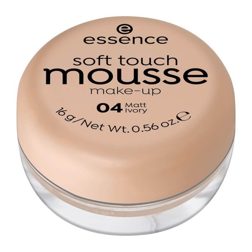Phấn Tươi Essence Mousse 04 Matt Ivory, Tông Sáng Làm Kem Lót, Kem Nền, Che Khuyết Điểm, Phấn Phủ, 16g