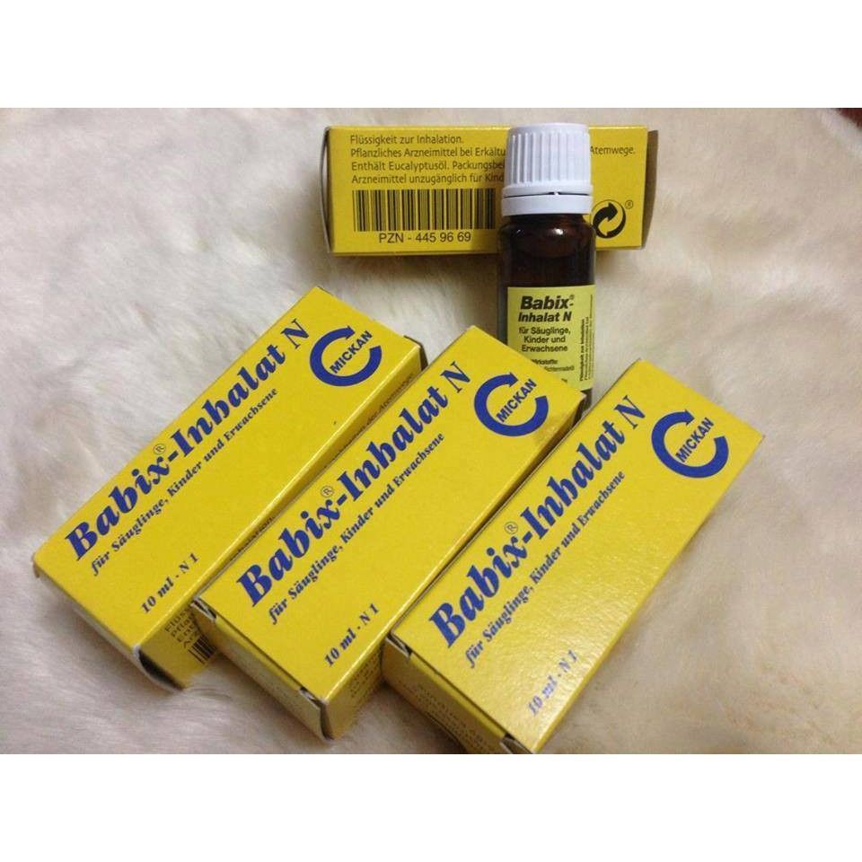 Dầu Babix Điều trị nghẹt mũi, sổ mũi, 10ml