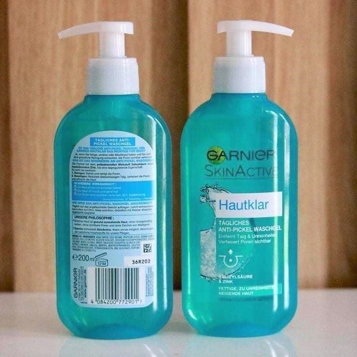 Sữa rửa mặt cho da nhờn và da mụn Garnier, 200ml