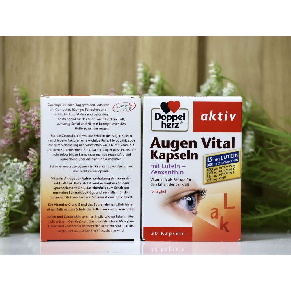 Viên uống bổ mắt Augen Vital của hãng Doppelherz, hộp 30 viên