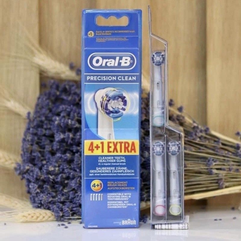 Đầu thay thế bàn chải máy Oral B Hộp 5 chiếc (có bán lẻ)