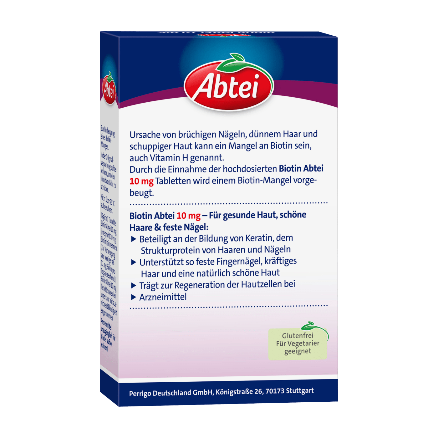 Viên uống Biotin 10mg của Abtei, hộp 30 viên