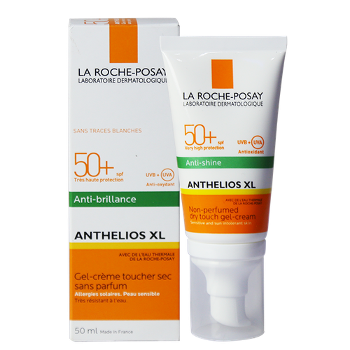 Kem chống nắng La Roche-Posay Gel Cream Dry Touch SPF 50+ sản phẩm dành cho da dầu và da hỗn hợp, 50ml
