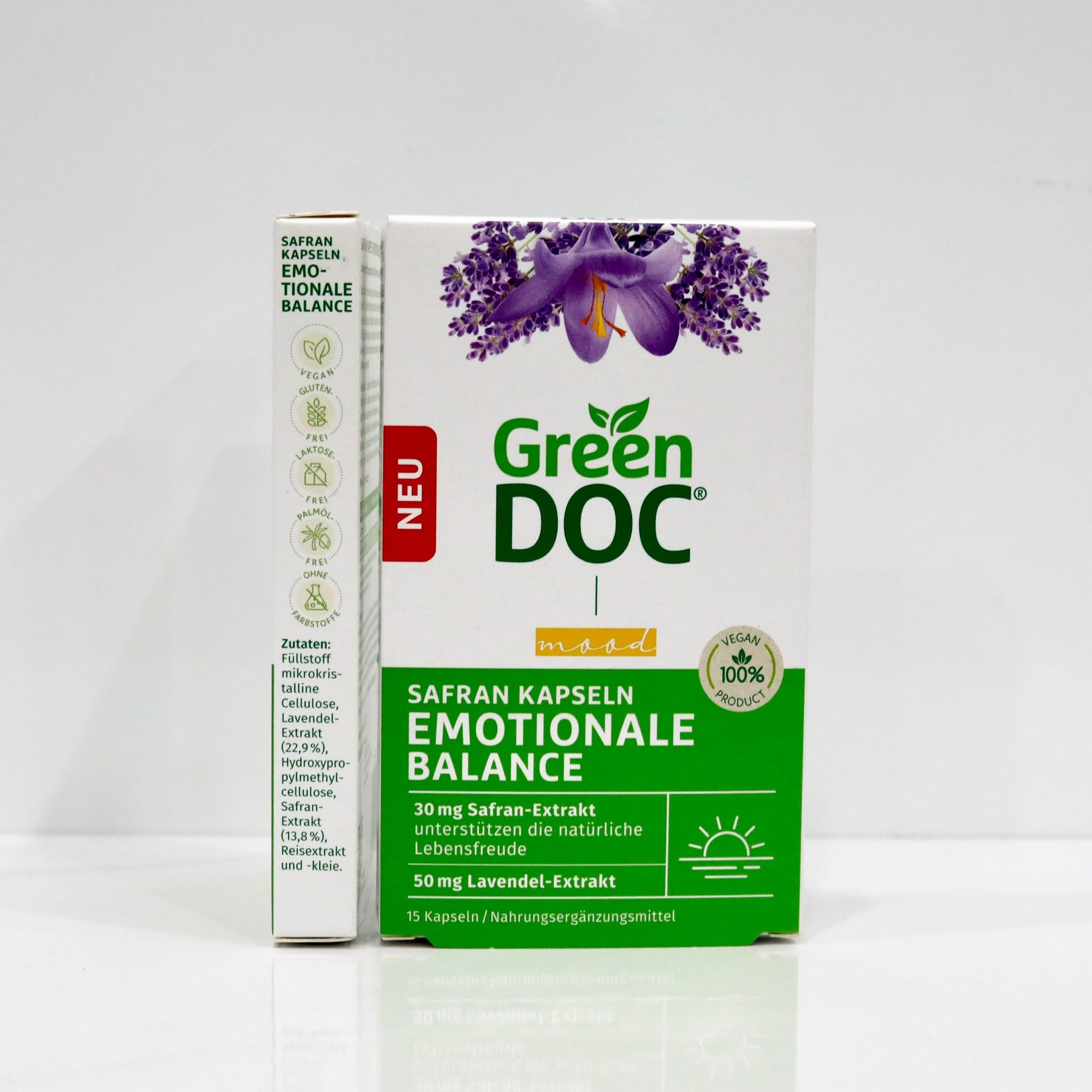 Viên Uống Giảm Căng Thẳng, Mệt Mỏi & Giúp Cân Bằng Cảm Xúc GREENDOC EMOTIONAL BALANCE - hộp 15 viên
