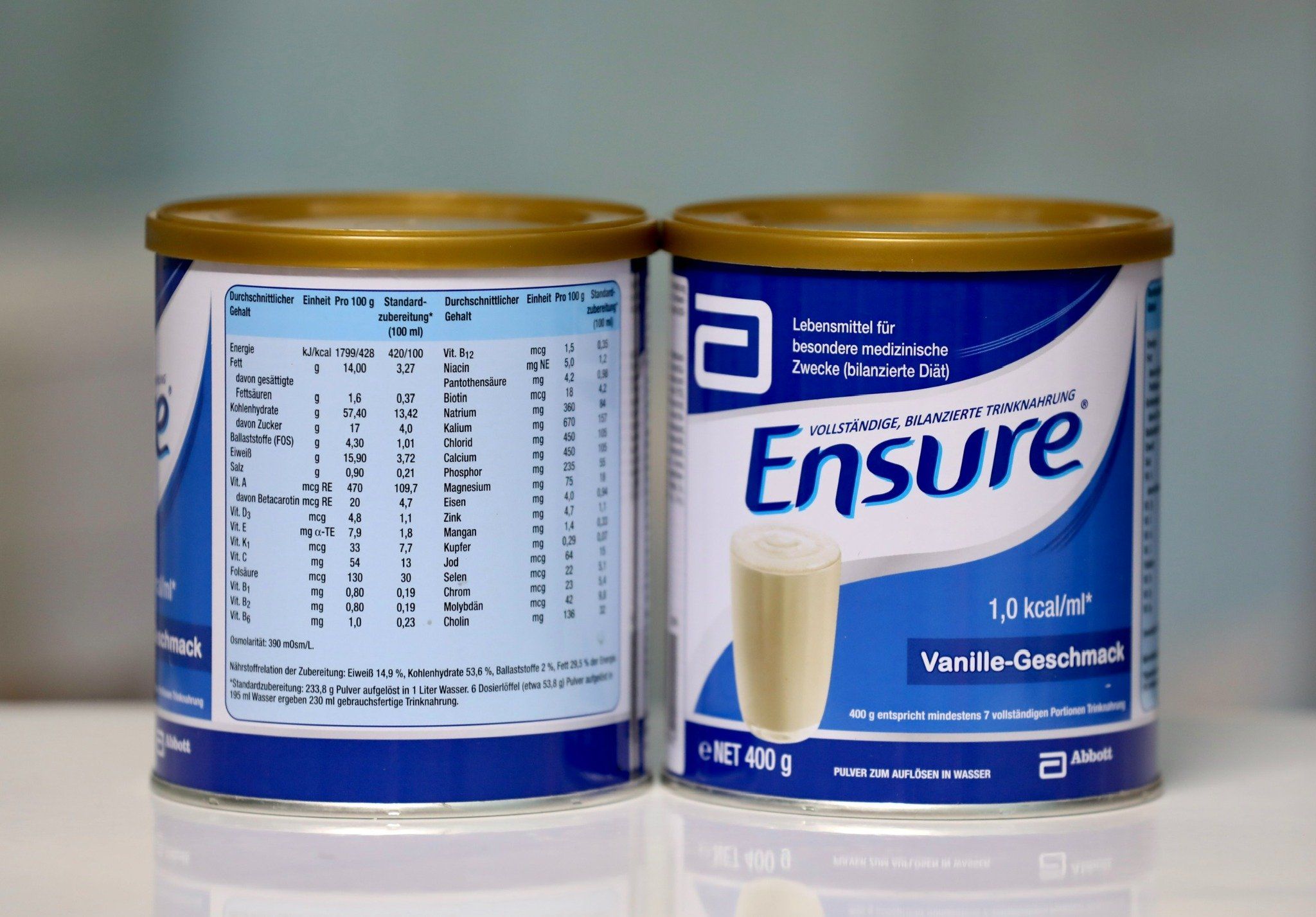 Sữa Bột Ensure Vanille Geschmack của Đức, 400 g