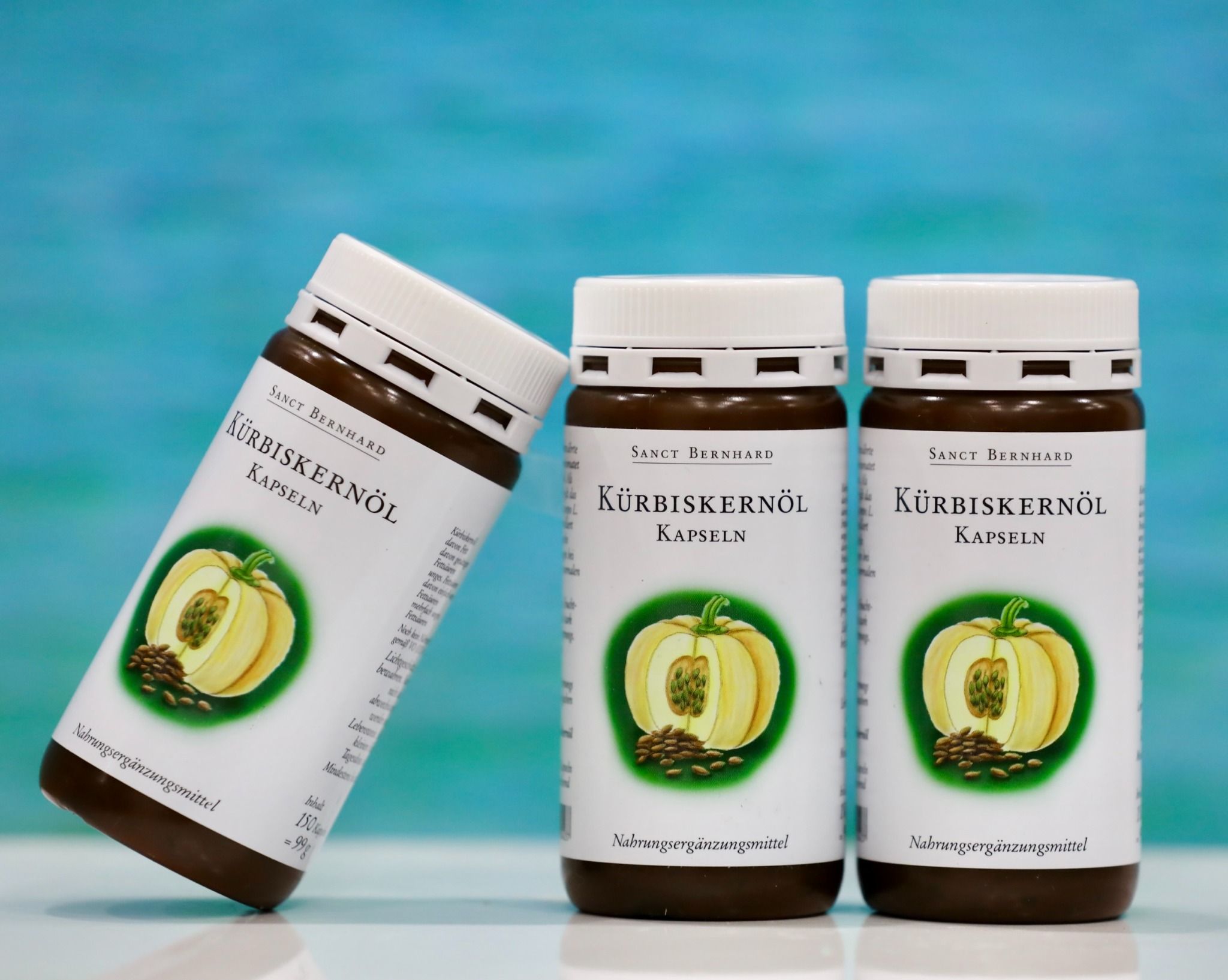 Viên Uống Tiểu Đêm Sanct Bernhard Kurbiskernol Kapseln, 150 Viên, Made in Germany