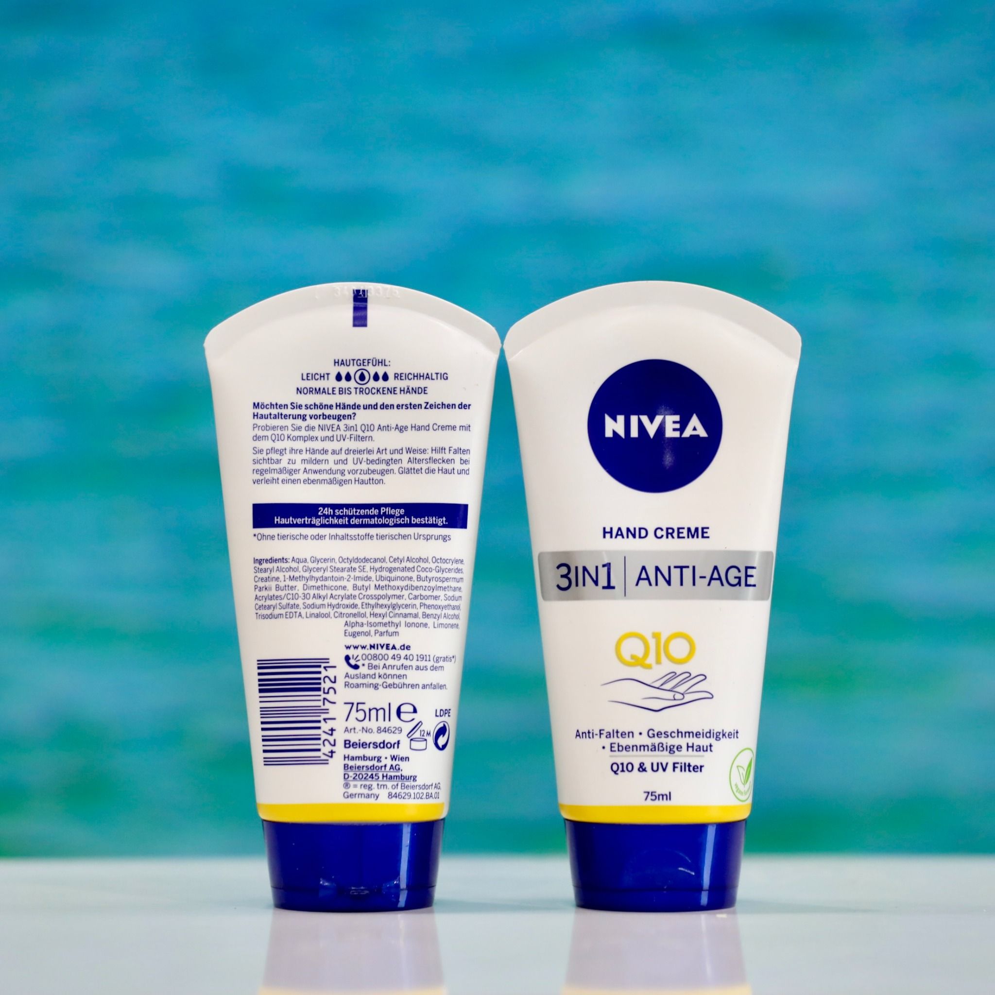 Kem dưỡng tay Nivea Handcreme Anti Age Q10, tuýp 75ml