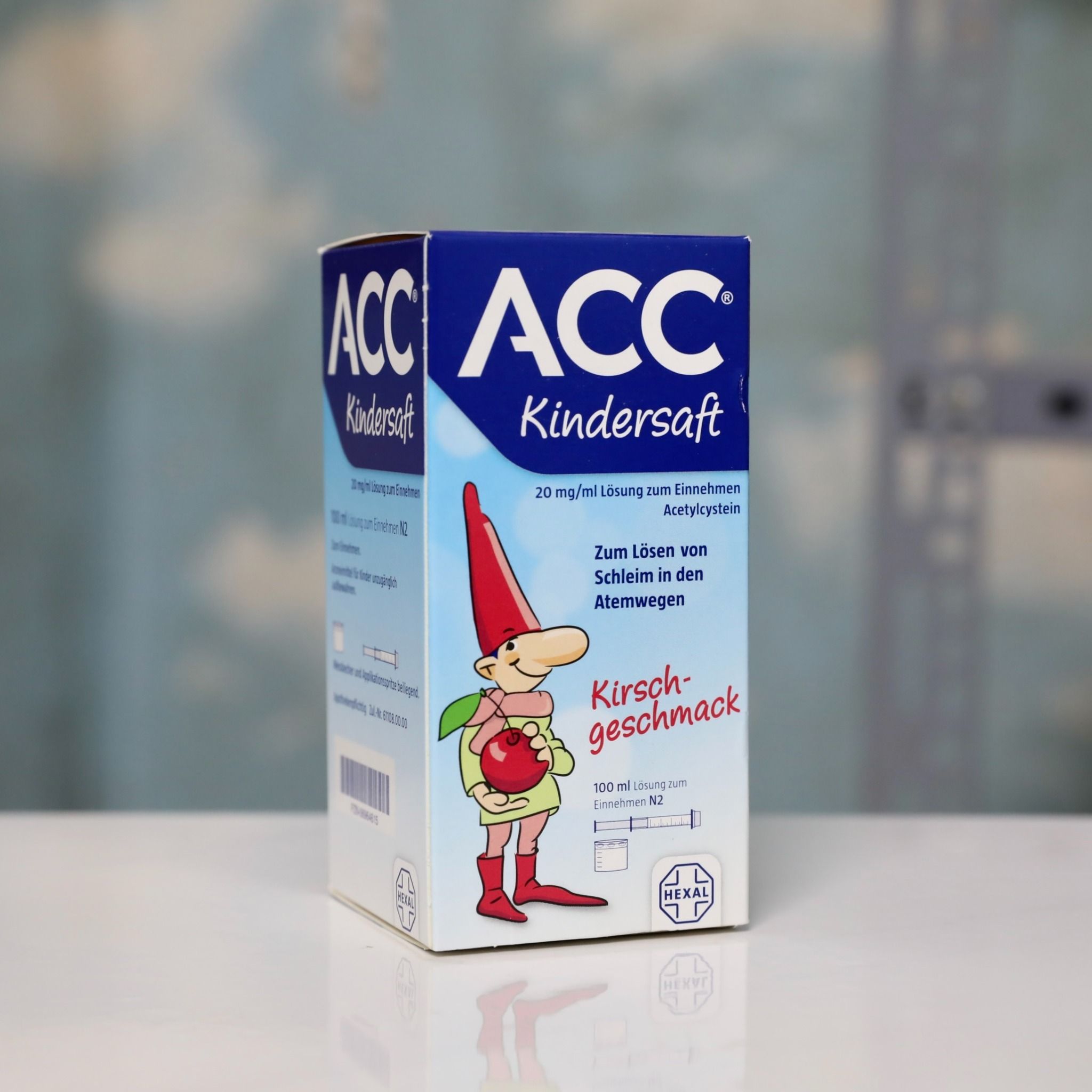 Thuốc ho ACC Kindersaft trị ho long đờm dạng siro, 100 ml