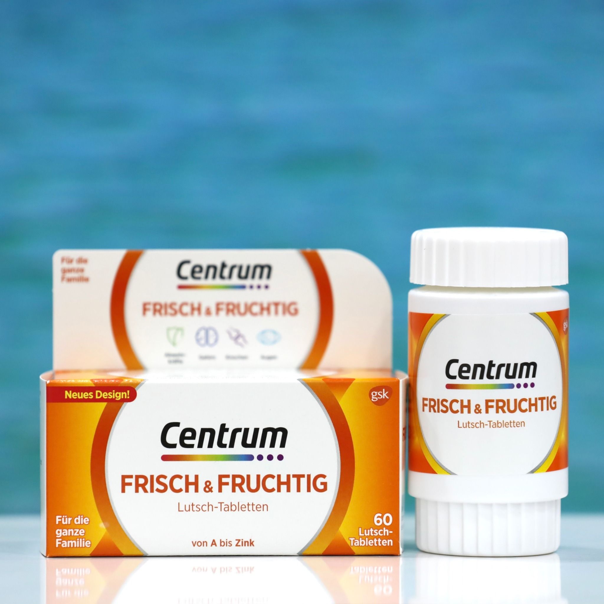 Viên ngậm Centrum hương trái cây, hộp 60 viên