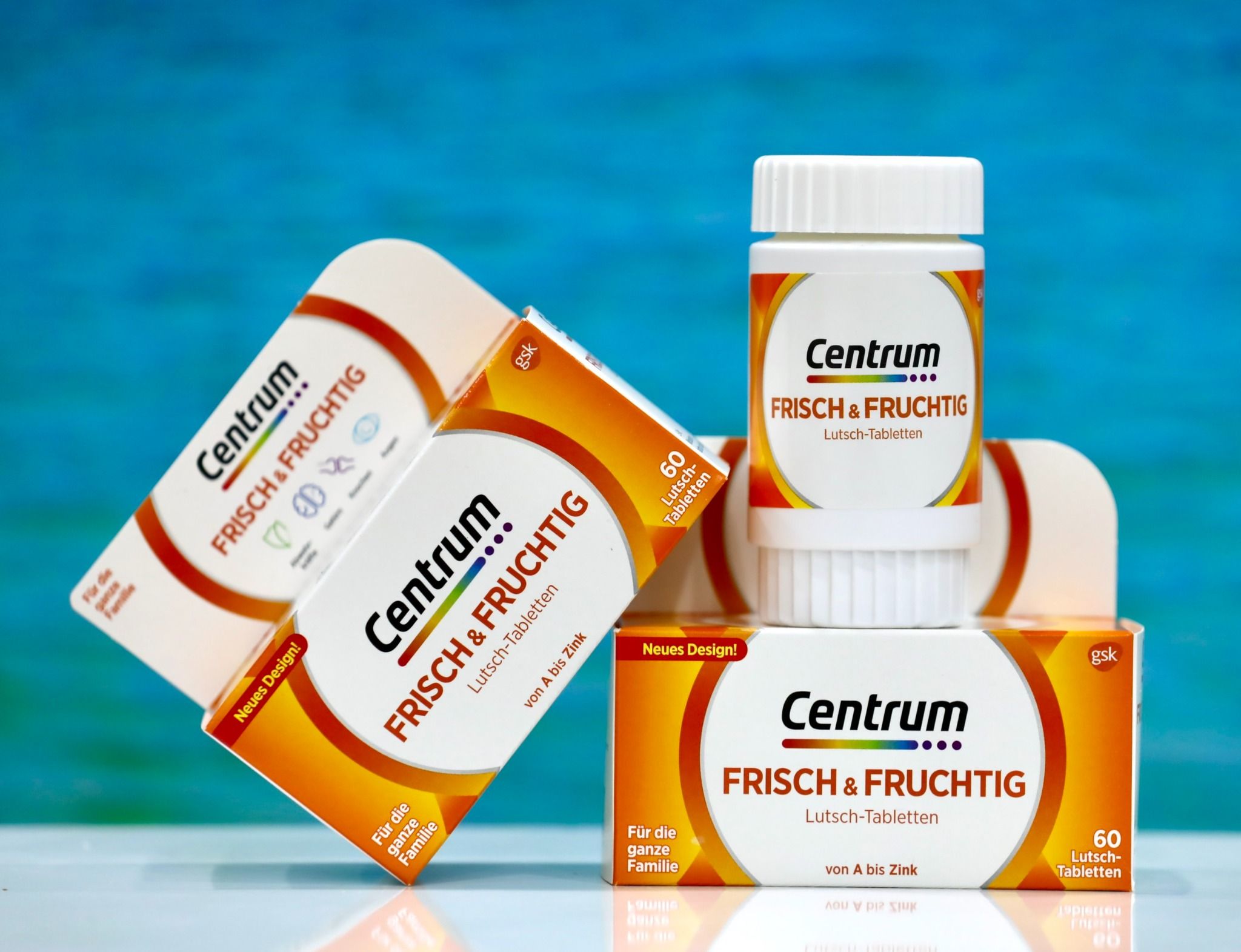 Viên ngậm Centrum hương trái cây, hộp 60 viên