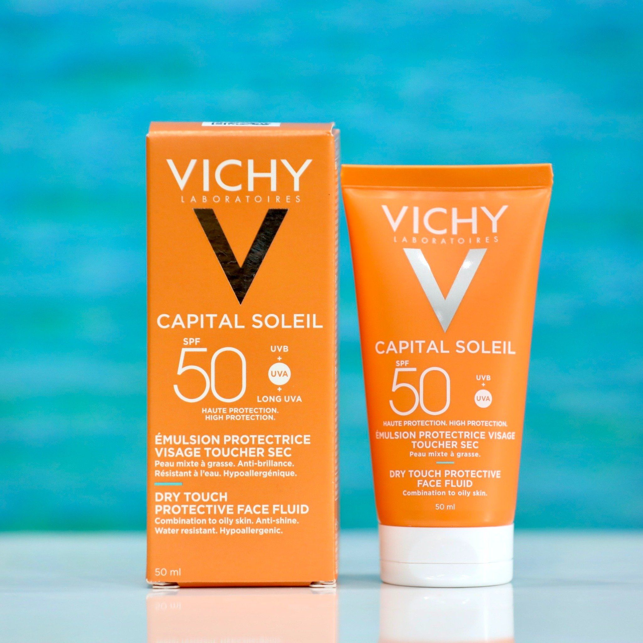 Kem Chống Nắng Giảm Bóng Nhờn VICHY Capital Soleil SPF50, 50ml