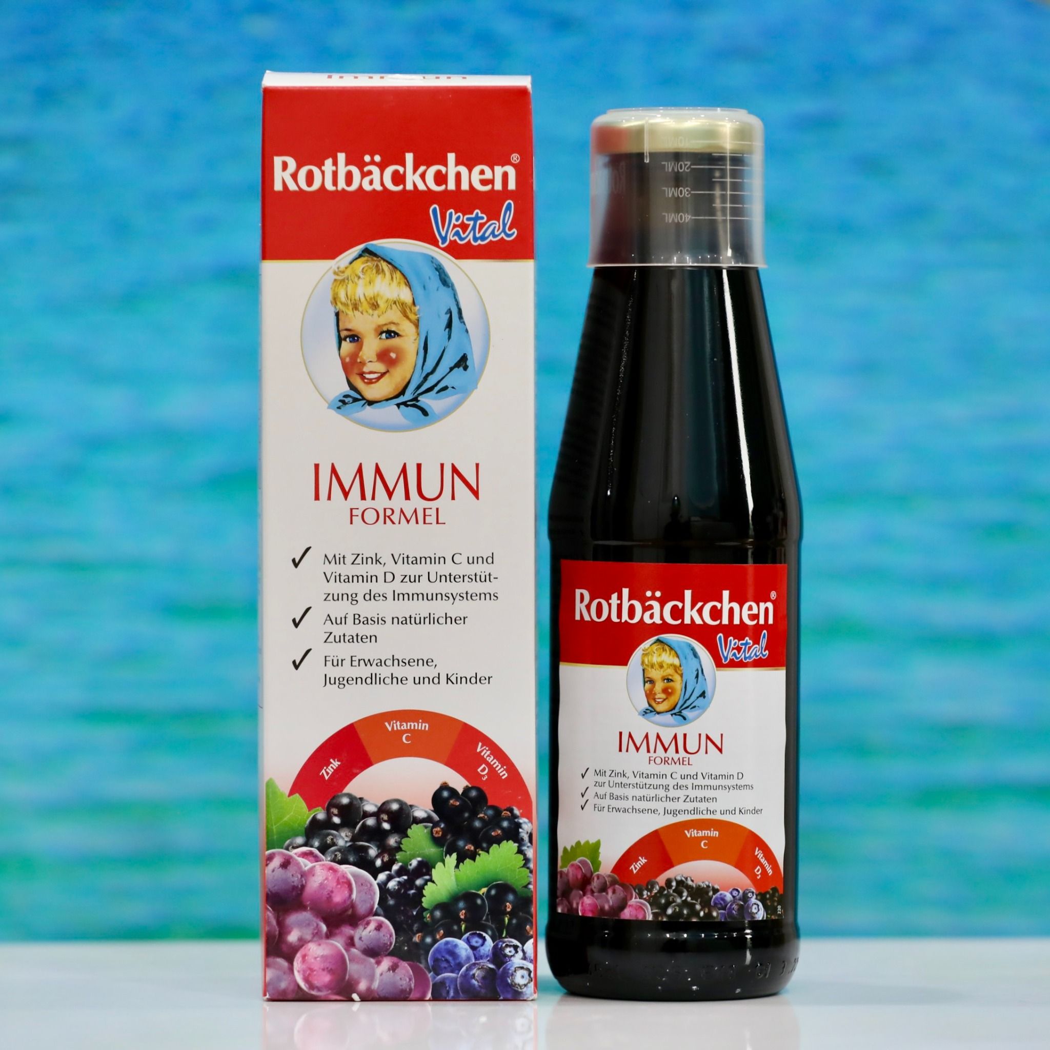 SIRO VITAMIN TỔNG HỢP - TĂNG ĐỀ KHÁNG ROTBACKCHEN VITAL IMMUN FORMEL, 450ml
