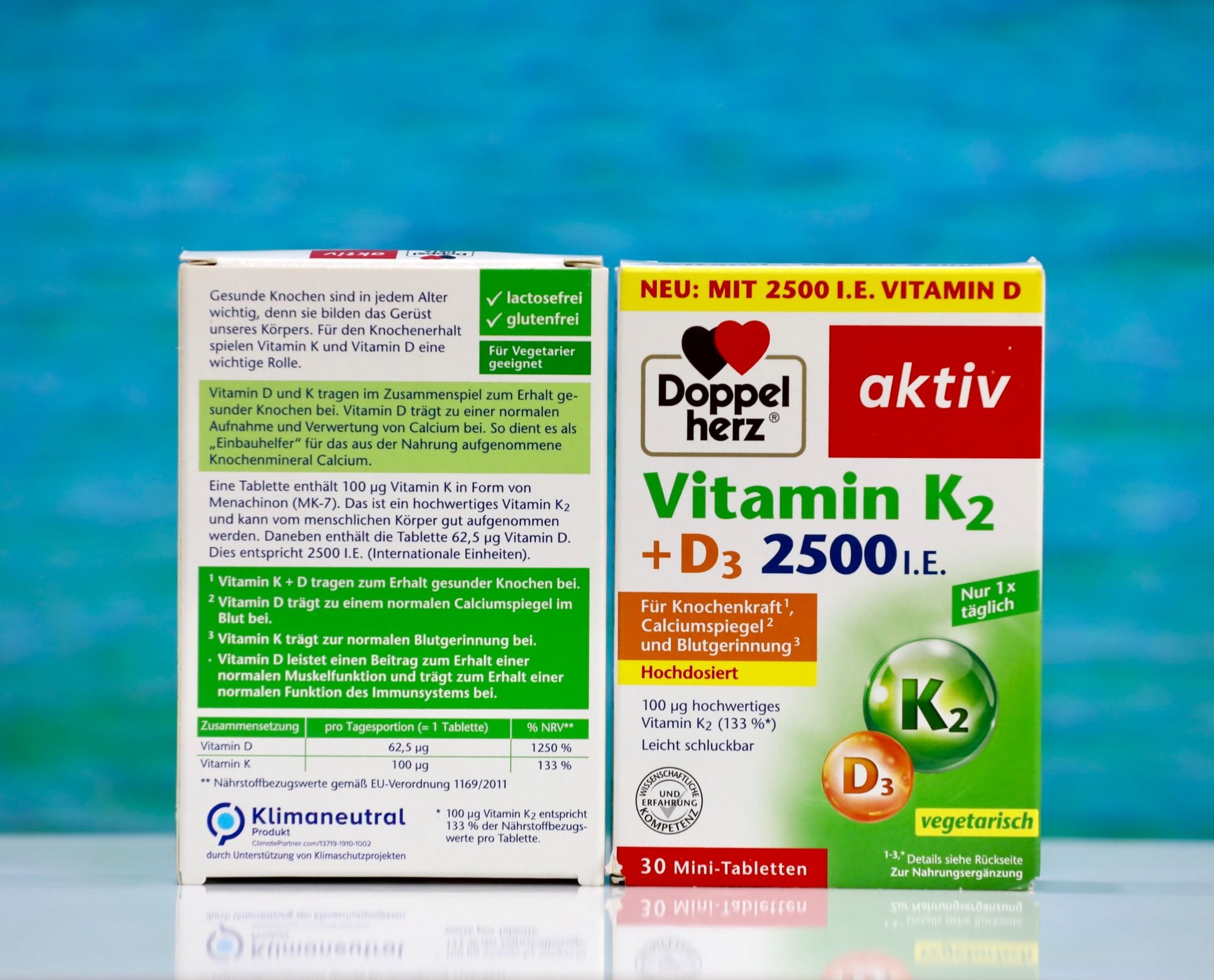 Viên uống Vitamin K2+D3 2500 hộp 30 viên