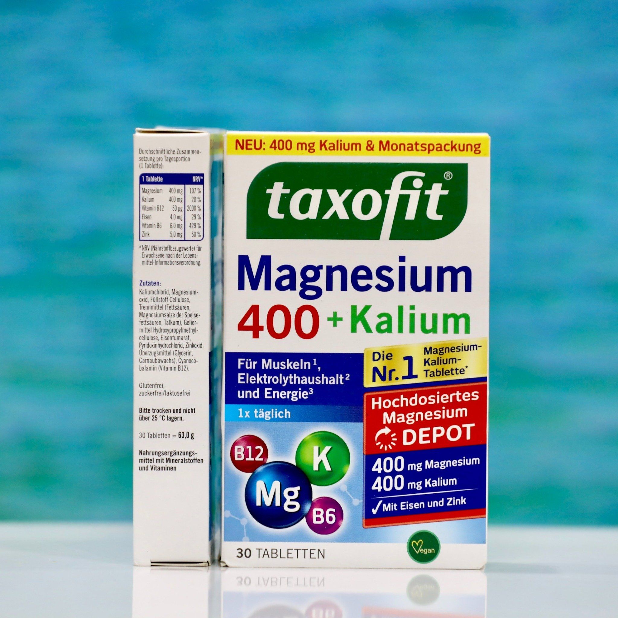 Viên uống Magnesium 400 Taxofit, hộp 30 viên