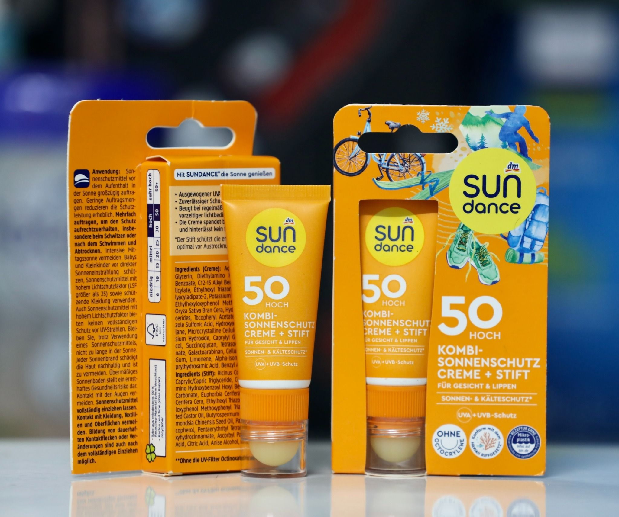 Son dưỡng môi + kem chống nắng Sundace 2in1