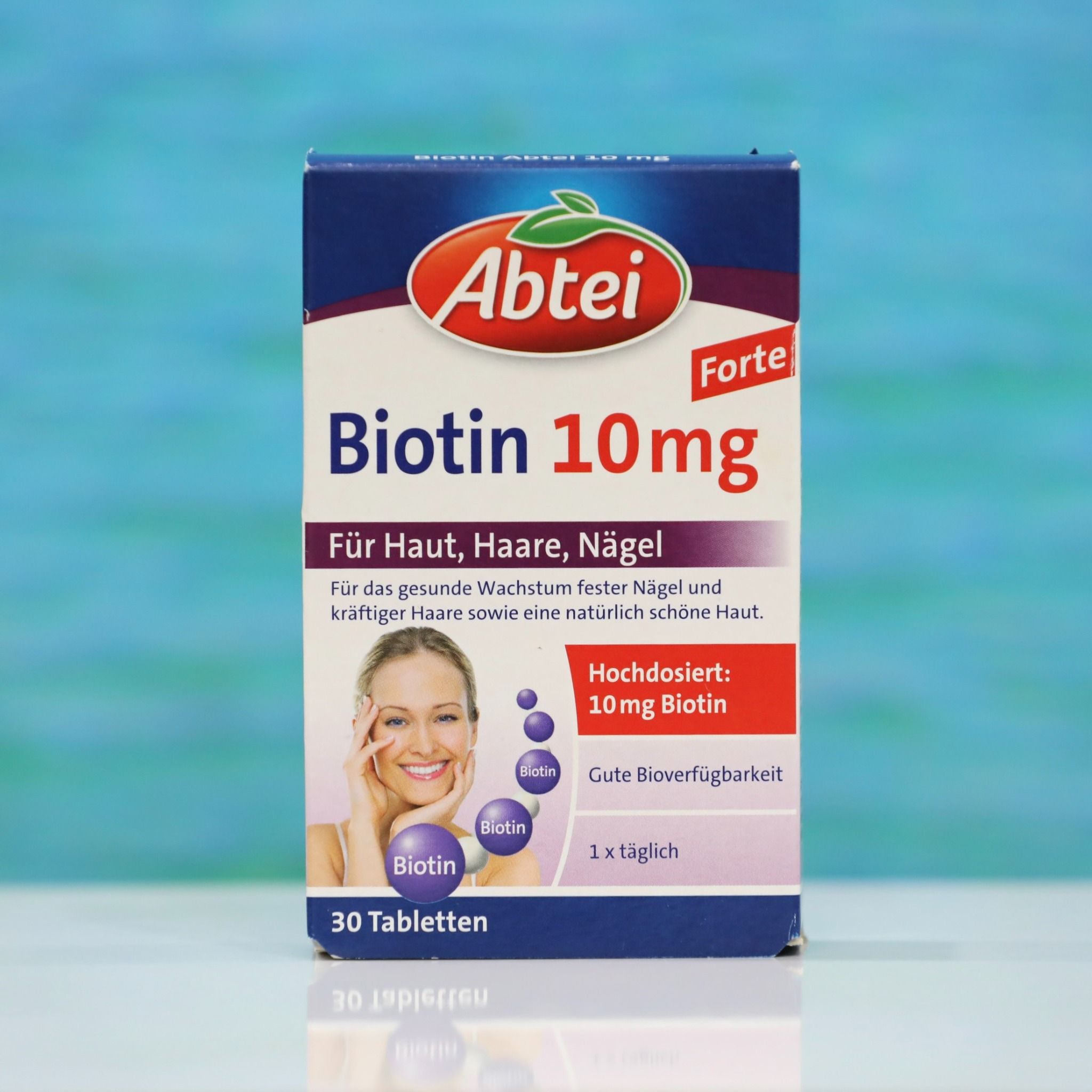 Viên uống Biotin 10mg của Abtei, hộp 30 viên