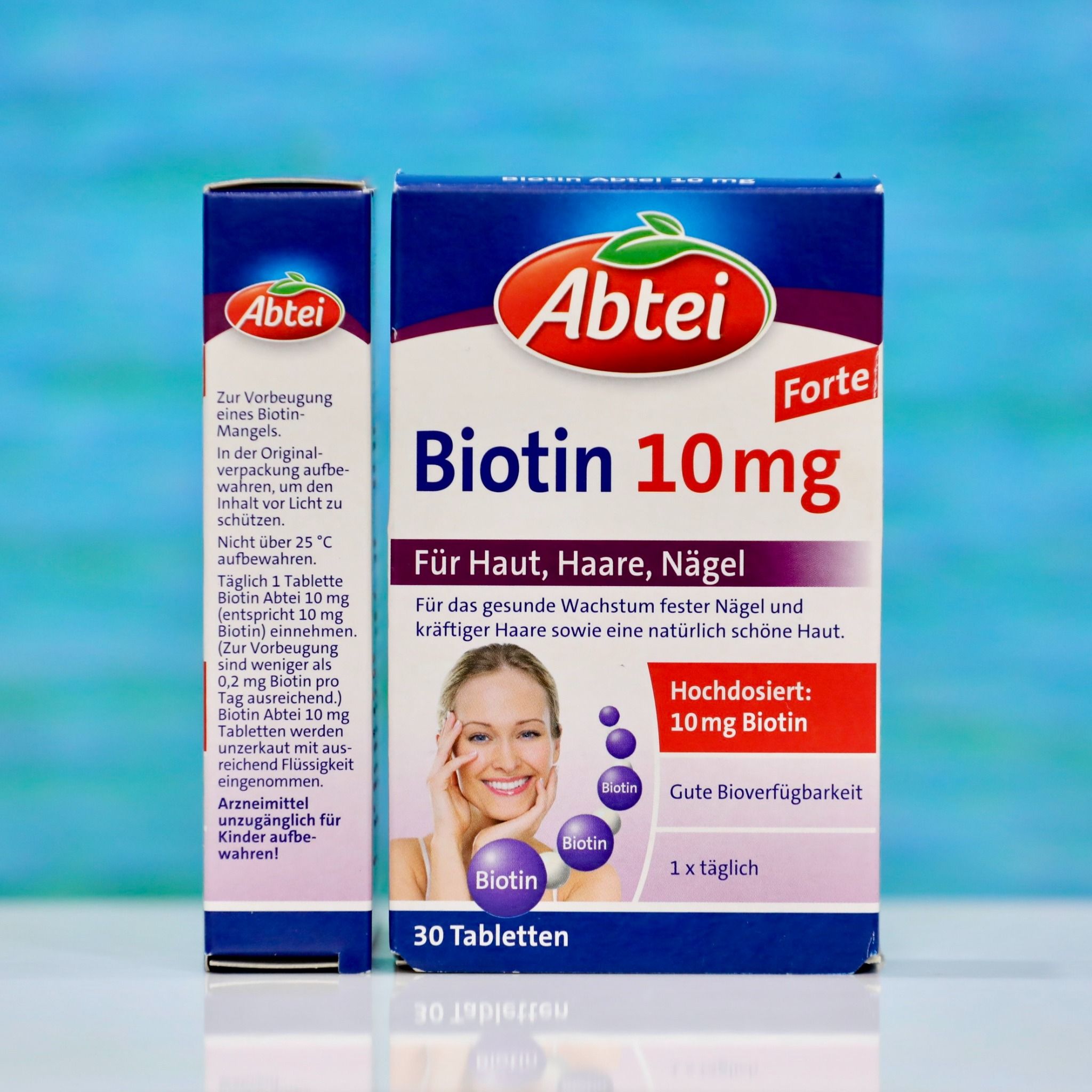 Viên uống Biotin 10mg của Abtei, hộp 30 viên