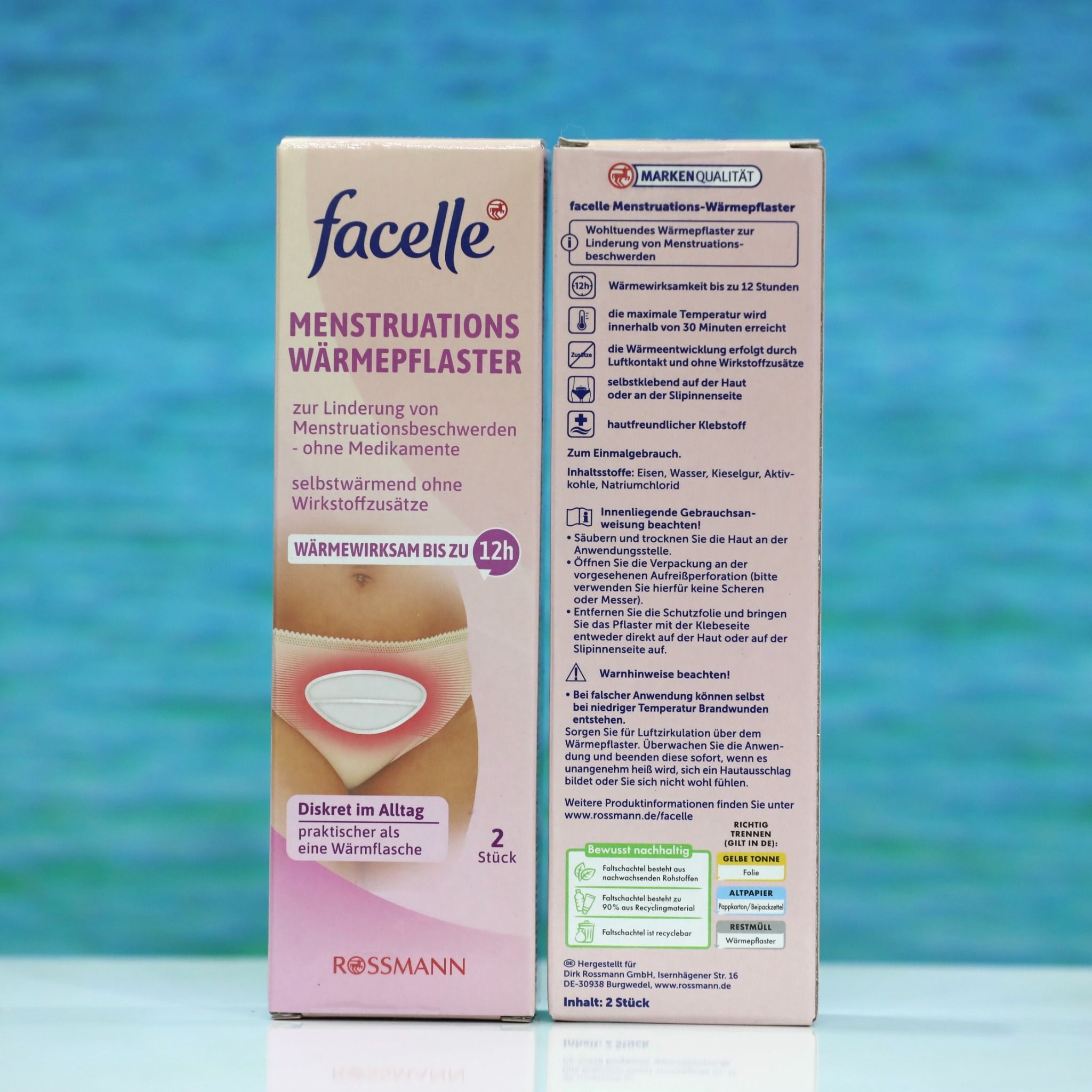 Miếng dán đau bụng kinh Facelle hộp 2 miếng