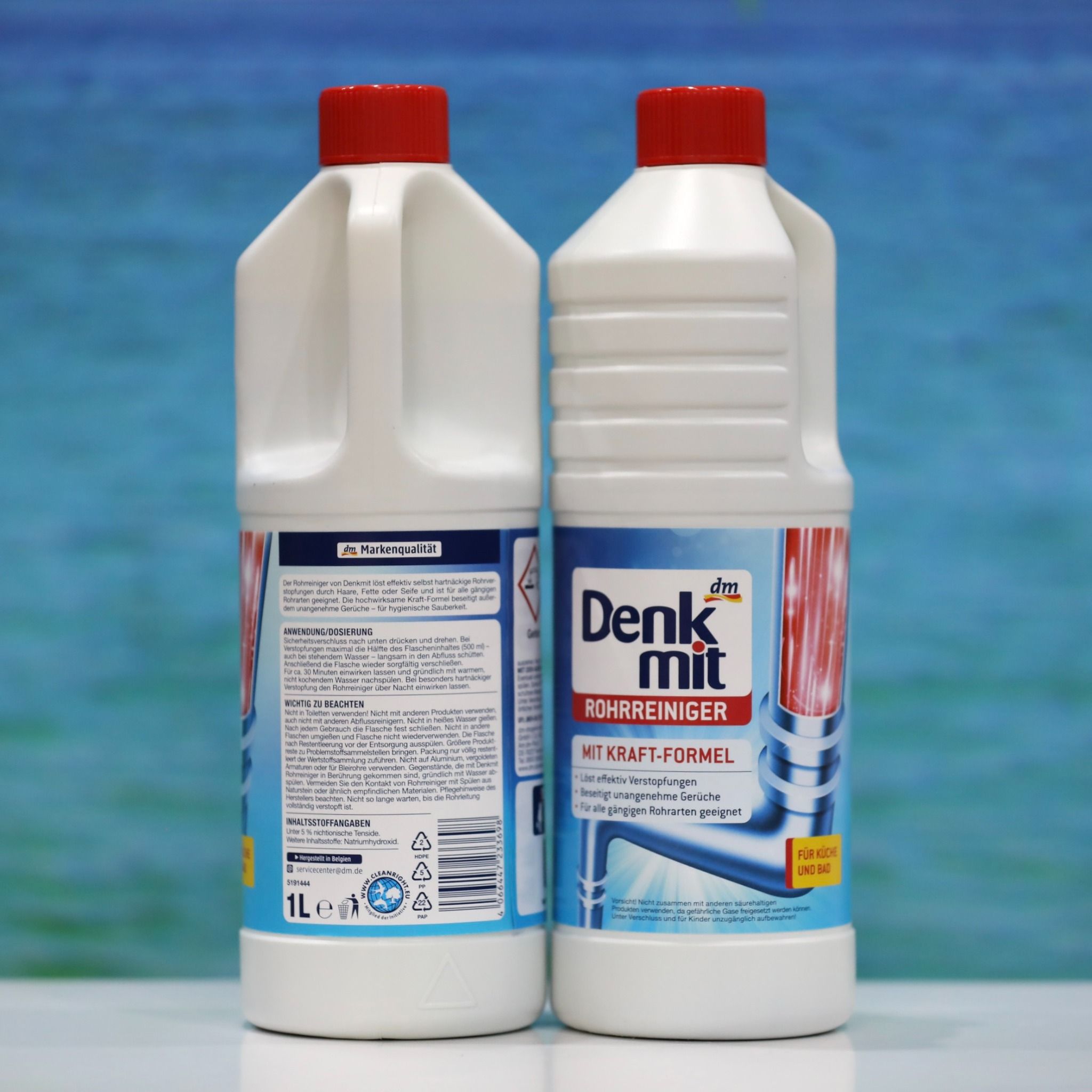 Dung dich thông cống của hãng Denkmit của Đức, chai 1 lít