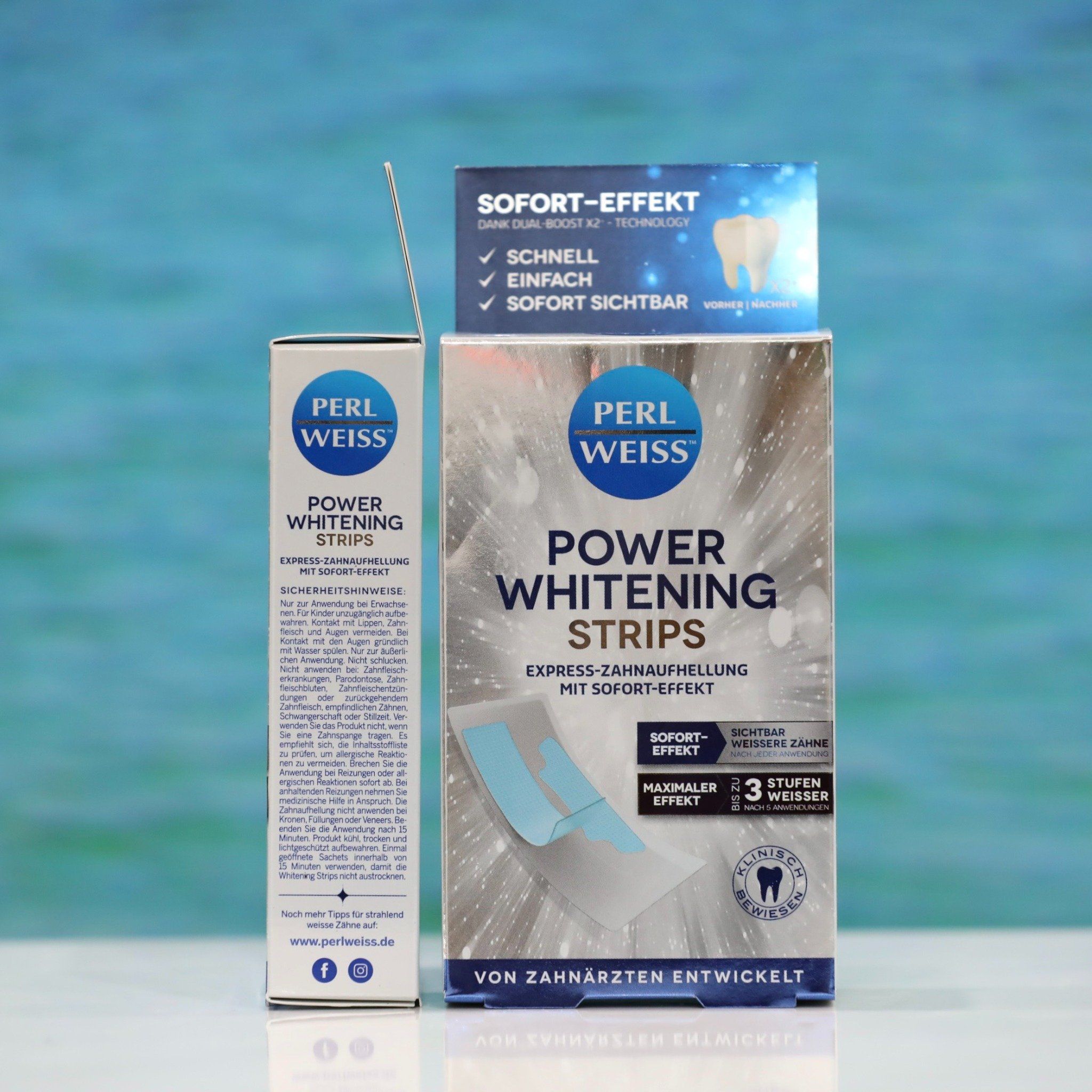 Miếng dán trắng răng Perl weiss POWER WHITENING STRIPS