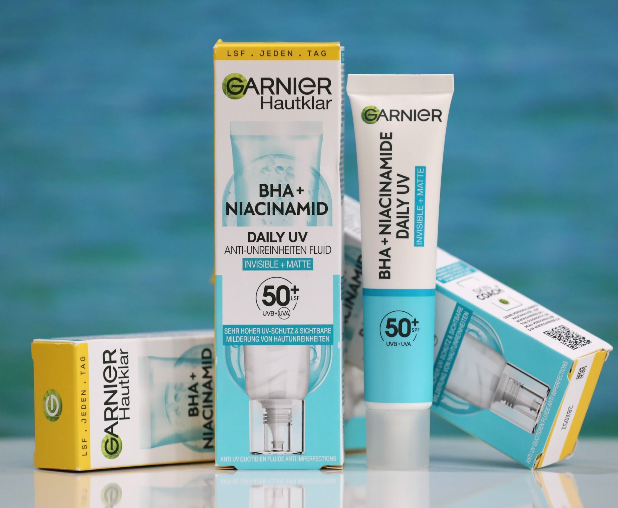 Kem chống nắng, dưỡng da, cấp ẩm, kiềm dầu Garnier 50+, 40ml