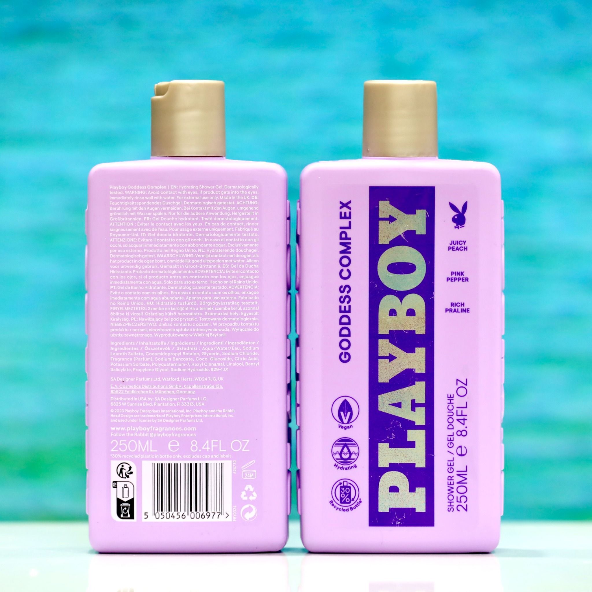 Sữa tắm Playboy màu tím GODDESS COMPLEX, 250ml