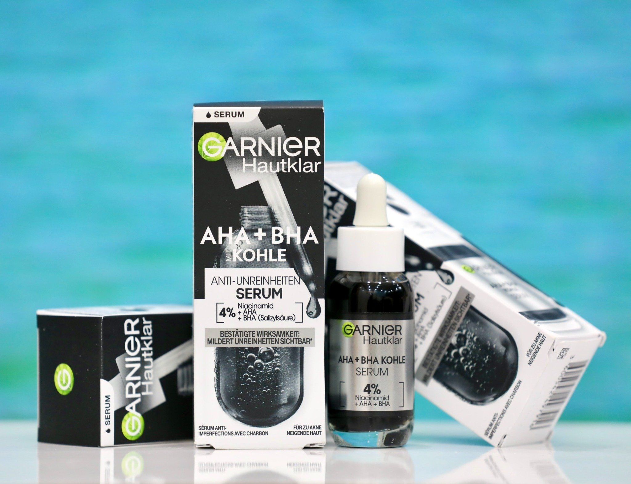Serum Garnier than hoạt tính AHA+BHA, 30ml