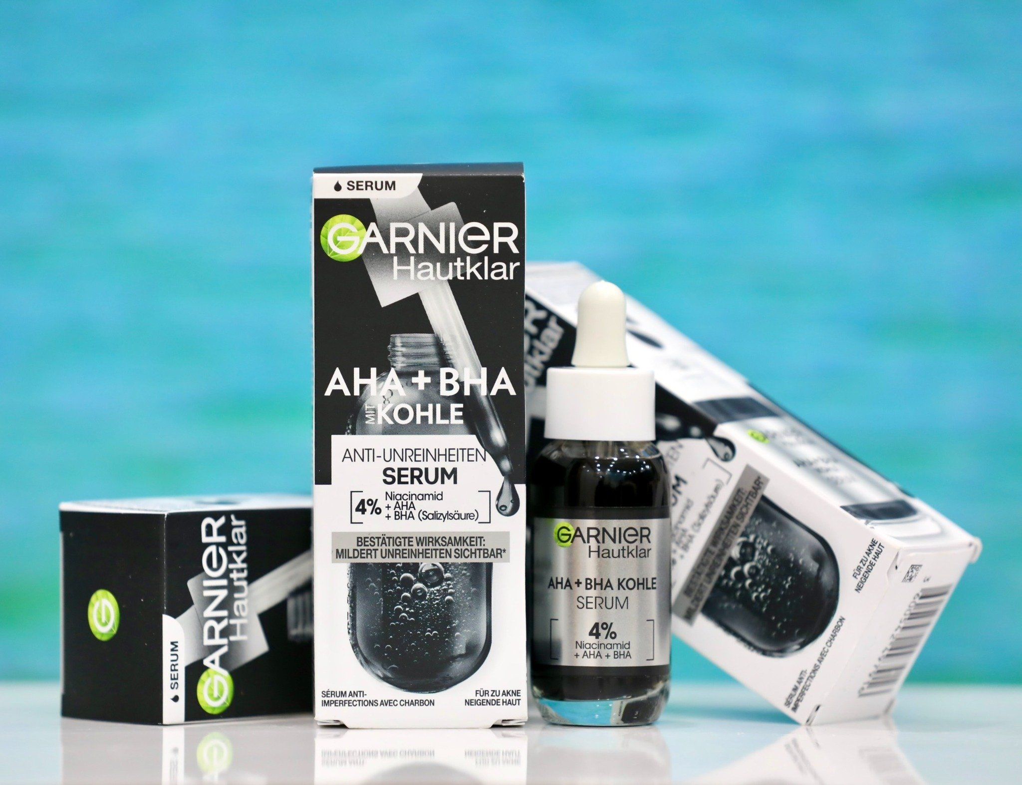  Serum Garnier than hoạt tính AHA+BHA, 30ml 