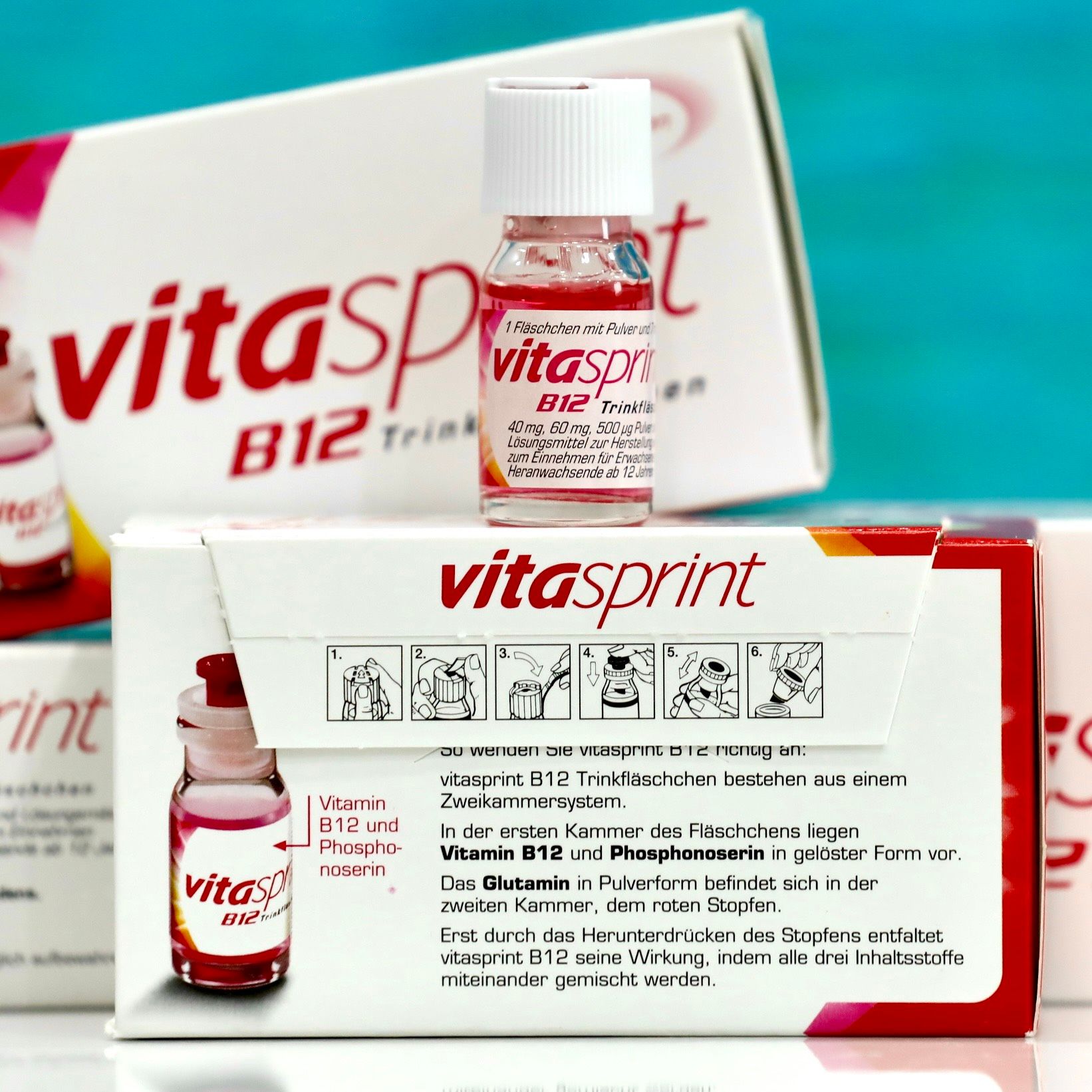 VITASPRINT B12 hộp 10 lọ, mỗi lọ 10ml, hàng chuẩn của Đức
