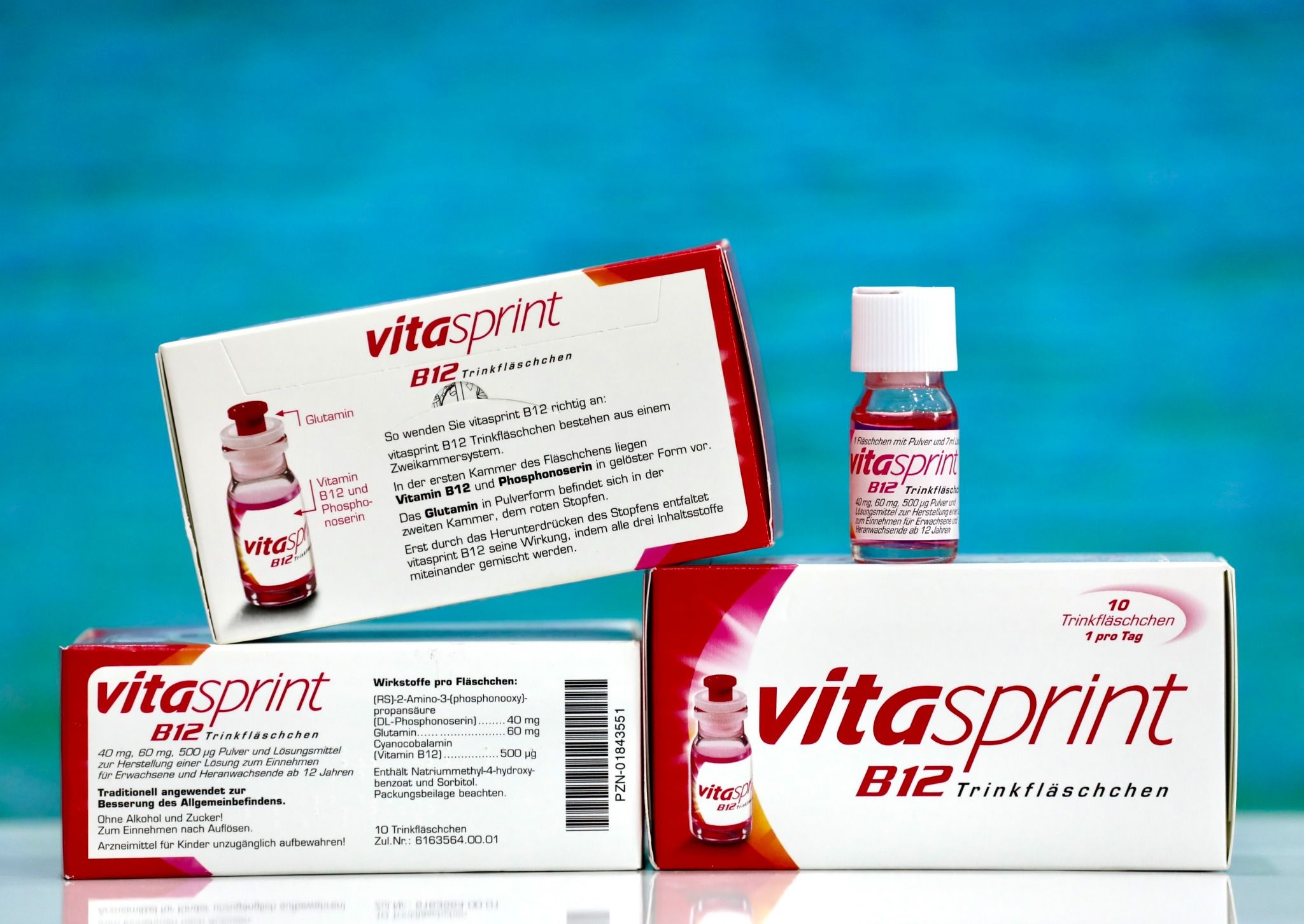 VITASPRINT B12 hộp 10 lọ, mỗi lọ 10ml, hàng chuẩn của Đức