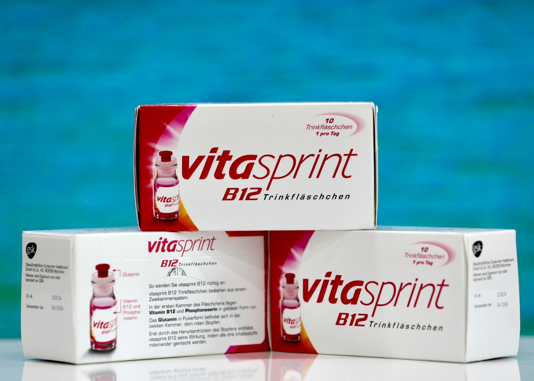 VITASPRINT B12 hộp 10 lọ, mỗi lọ 10ml, hàng chuẩn của Đức