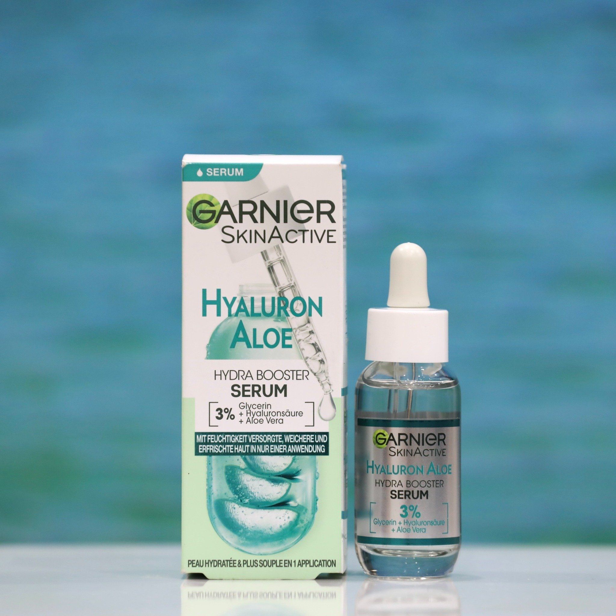 Serum cấp ẩm, tái tạo da Garnier Hyluron Aloe, 30ml