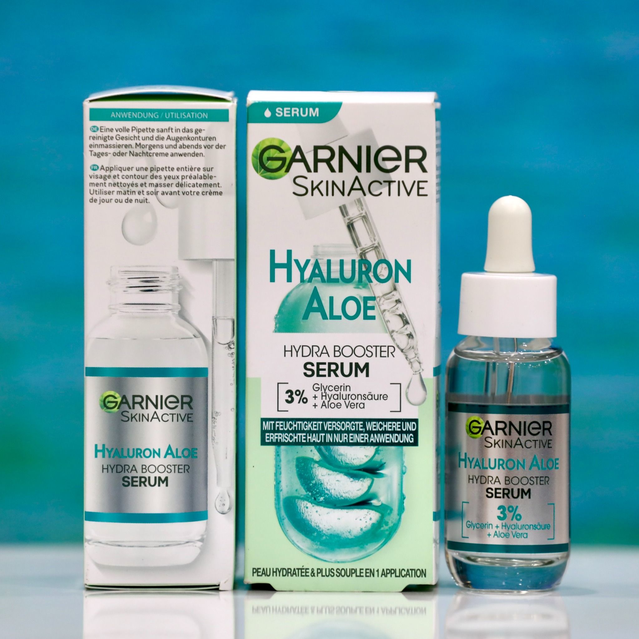 Serum cấp ẩm, tái tạo da Garnier Hyluron Aloe, 30ml