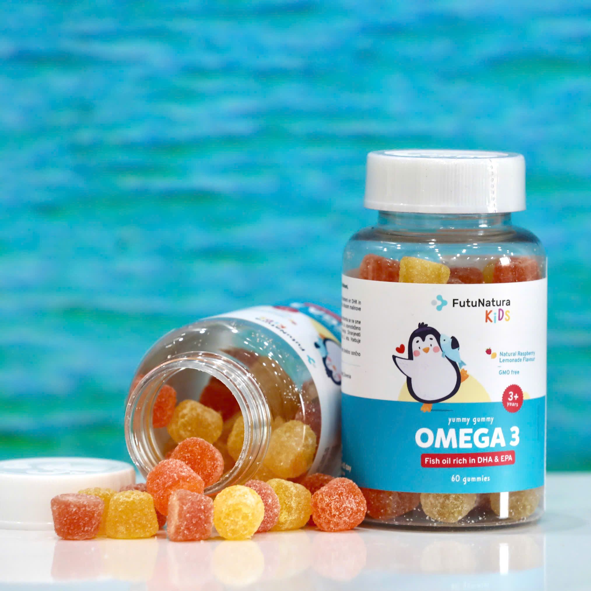 Kẹo Dẻo Bổ Sung Omega 3 FutuNatura Kids – Vui Vẻ Ăn Ngon, Thông Minh Khỏe Mạnh