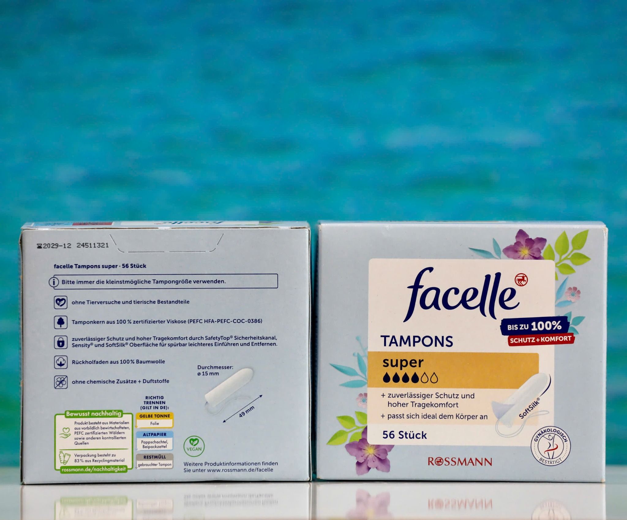 Băng vệ sinh Tampon 4 giọt, 56 Viên Facelle Super – Giải pháp bảo vệ tối ưu, thoải mái suốt cả ngày
