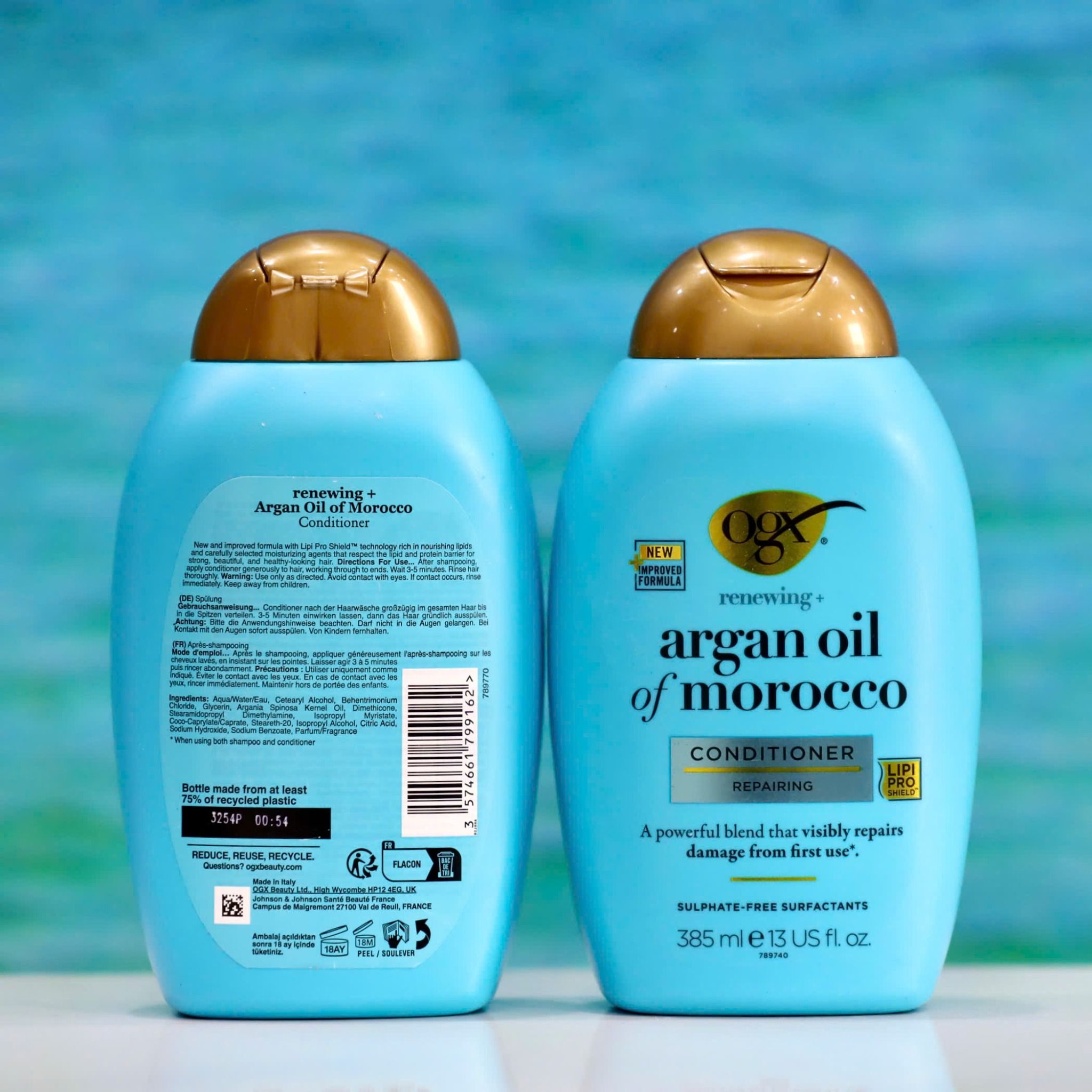 Dầu xả OGX Argan Oil of Morocco – Nuôi dưỡng & làm mềm tóc hư tổn 385ml