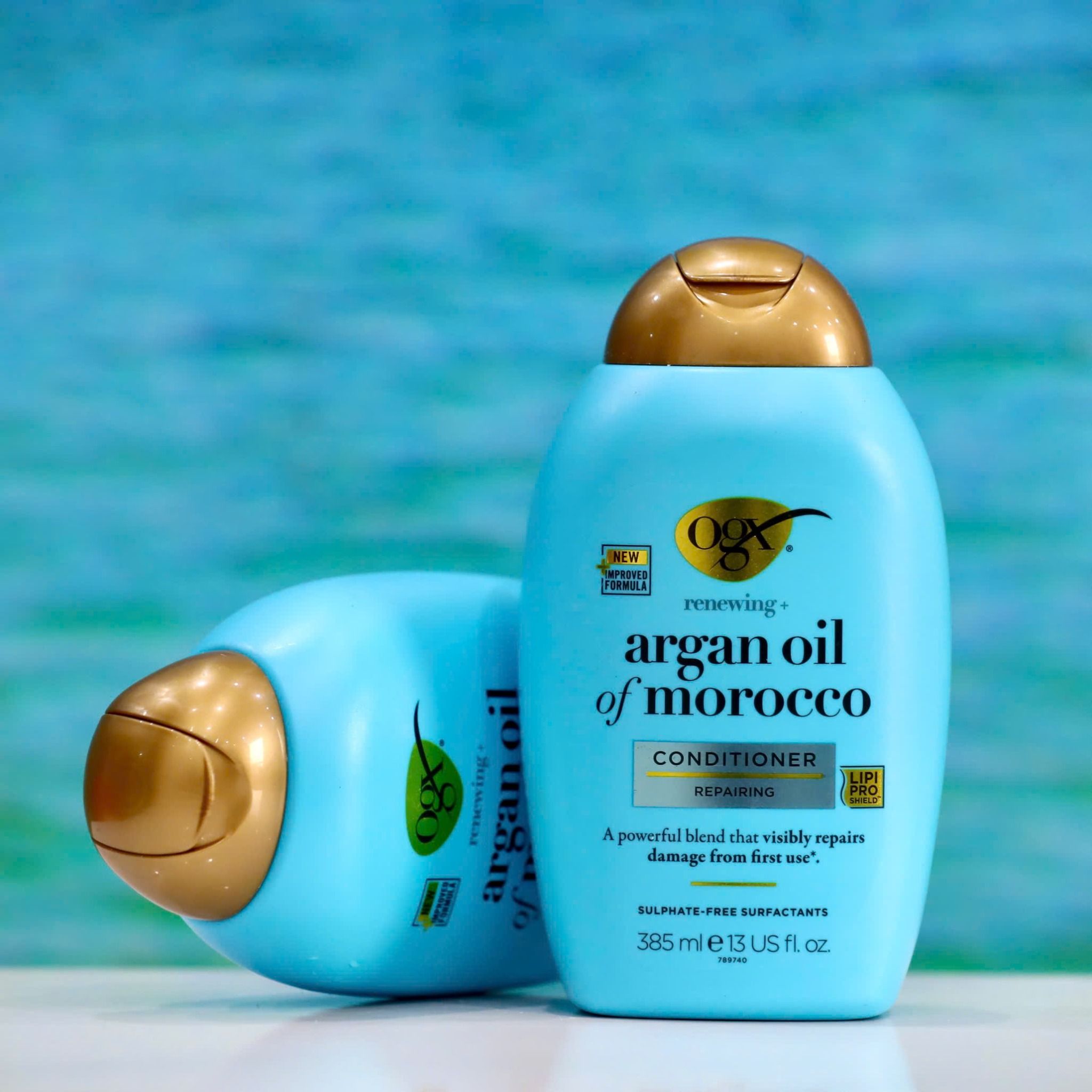 Dầu xả OGX Argan Oil of Morocco – Nuôi dưỡng & làm mềm tóc hư tổn 385ml