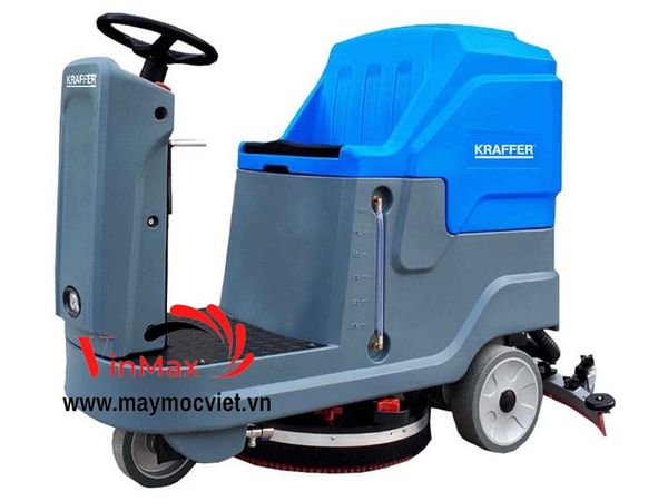 Máy chà sàn ngồi lái Kraffer KF85A dùng bình