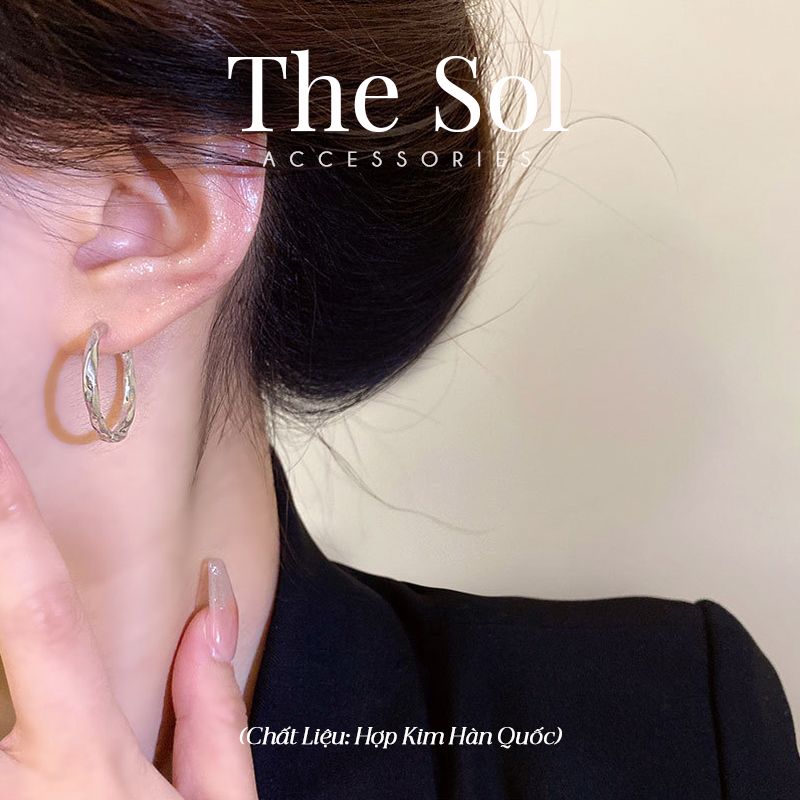 Bông Tai Hàn Quốc Ulzzang Hoops