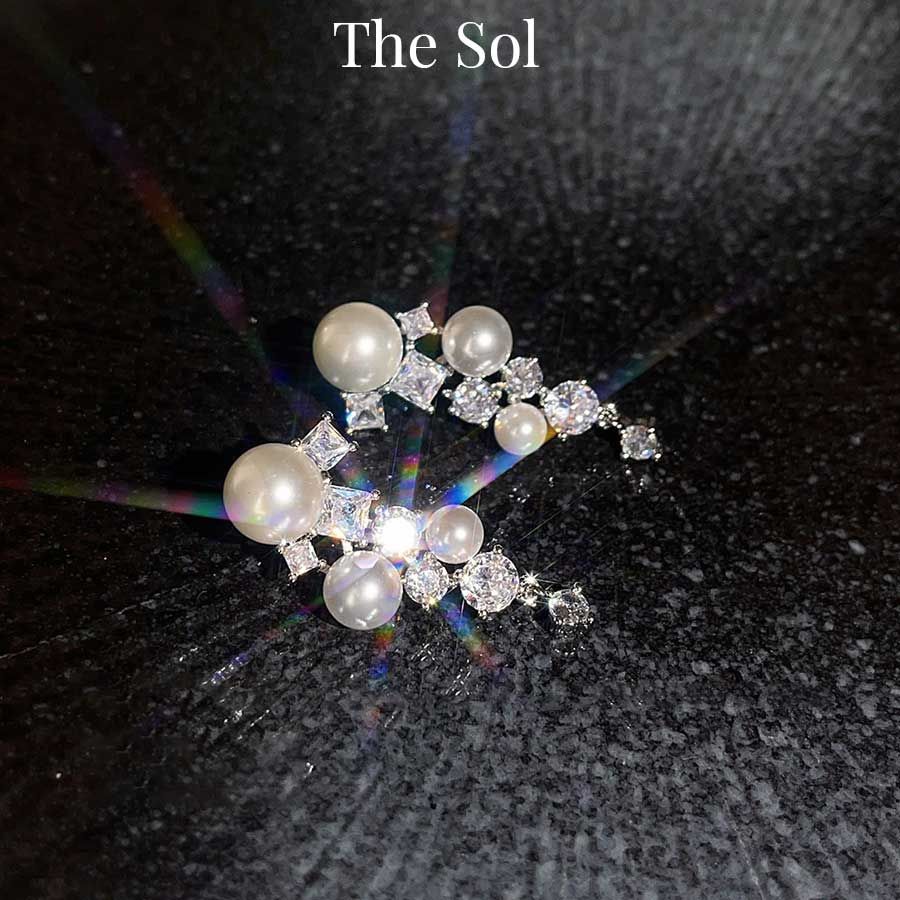 Bông Tai Hàn Quốc Luxury Diamonds