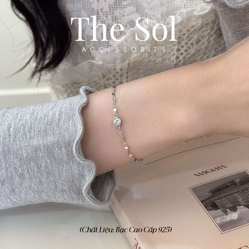 Lắc Tay Bạc Mini Diamond