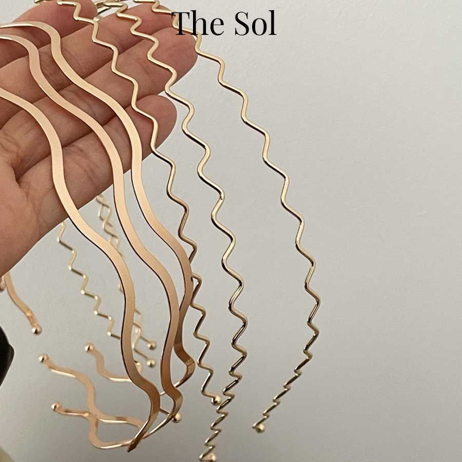 Cài Tóc Hàn Quốc Wave Metal