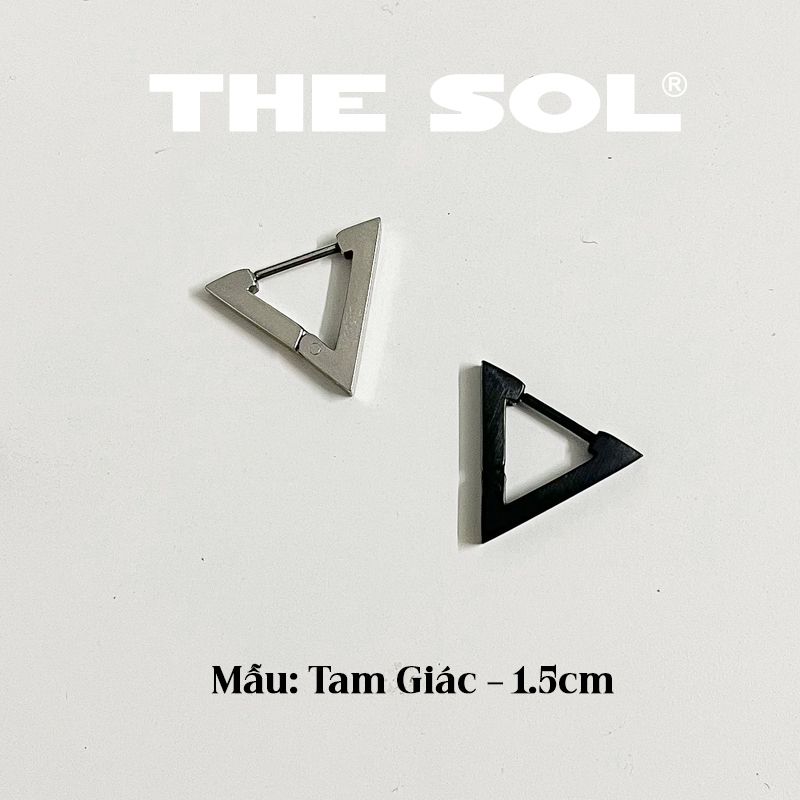 Khuyên Tai Titan Unisex The Thick Triangle - 1.5cm