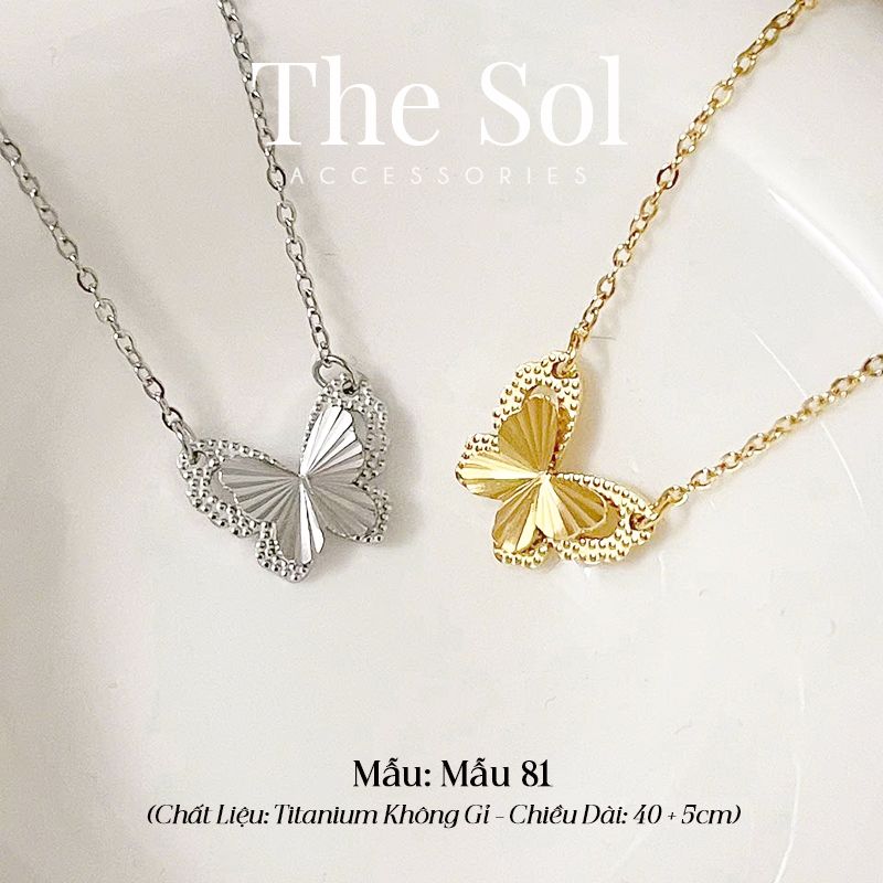 Dây Chuyền Titan The Butterfly - Mẫu 81