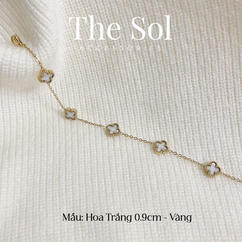 Lắc Tay Titan White Lou 0.9cm - Mẫu 56