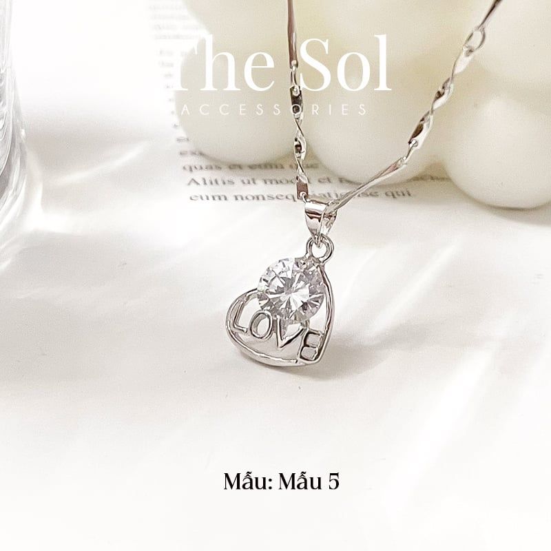 Dây Chuyền Hàn Quốc LOVE In Heart