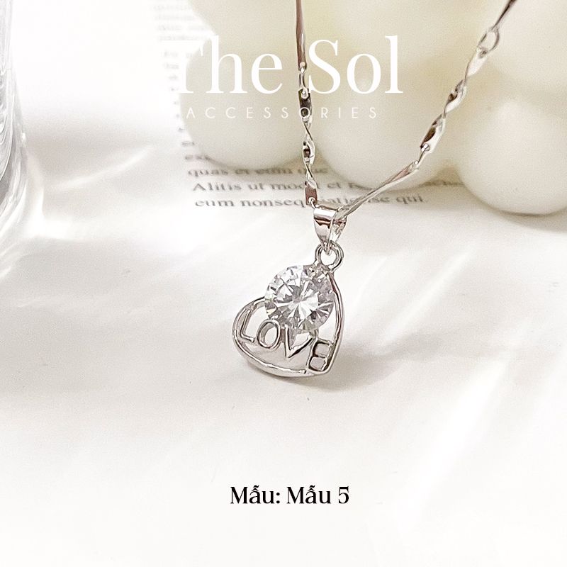 Dây Chuyền Hàn Quốc LOVE In Heart