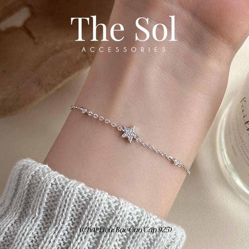 Lắc Tay Bạc Mini Star