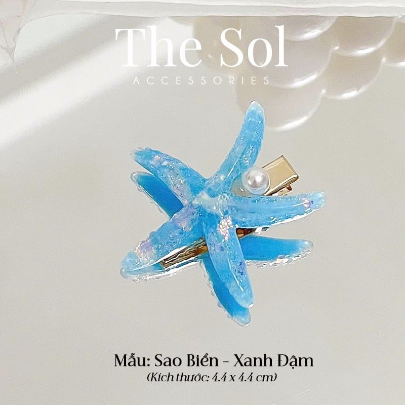 Kẹp Tóc Sao Biển Hologram